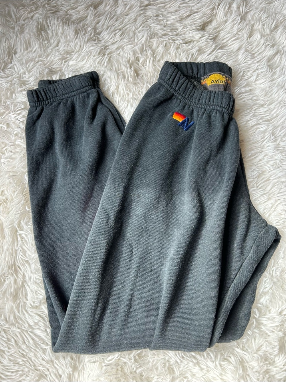 Aviator nation Grey with Pink Accent Sweatpants jogger size xs - Picture 8 of 11